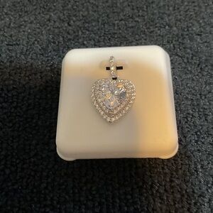 Elegant Silver Heart Pendant